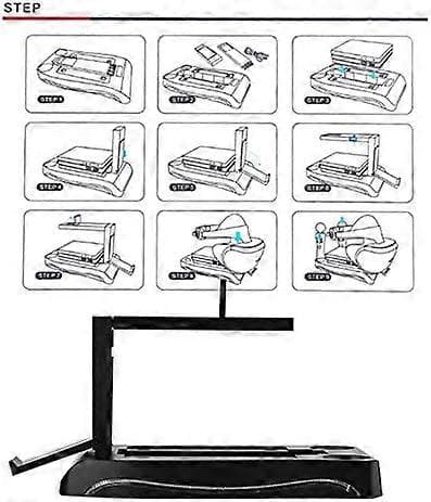 Ladesation til PS4 VR, 4 i 1 VR Headset Stativ med 2 Gamepad Controllers Ladestav til PS4 VR PS Move
