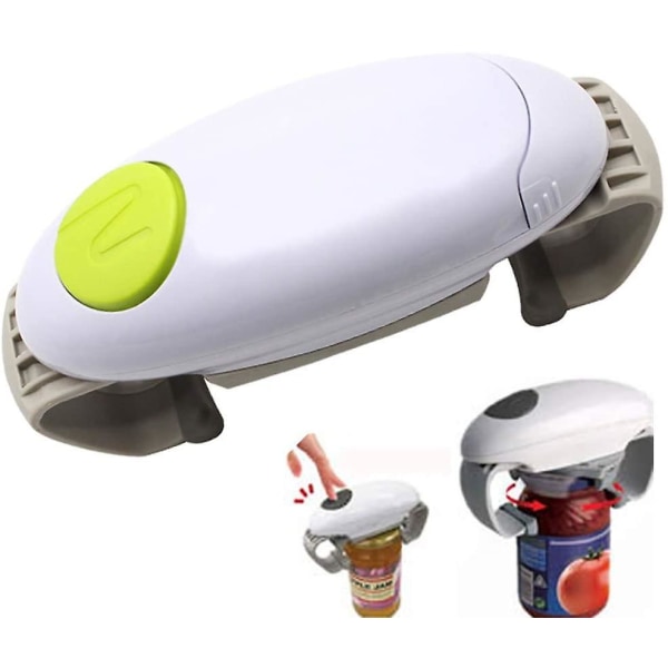 Jars Automatic Opener, One Touch Jar Opener Kitchen Tool, Electric Can Opener For The Elderly And People With Arthritis