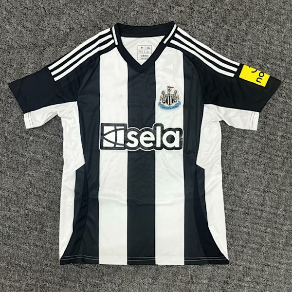 Newcastle United Hjemmefodboldtrøje til Børn 2024-2025 Nr. 14 Isaac (Trøje + Shorts) #2XL