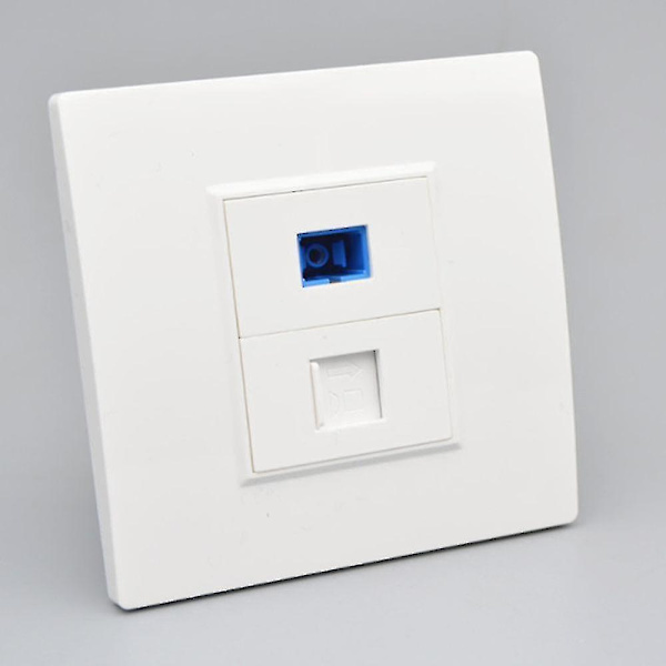 SC Fiber Optic Interface, Vegguttak, RJ45 Nettverkskontaktpanel, Connecto1 Type - På lager