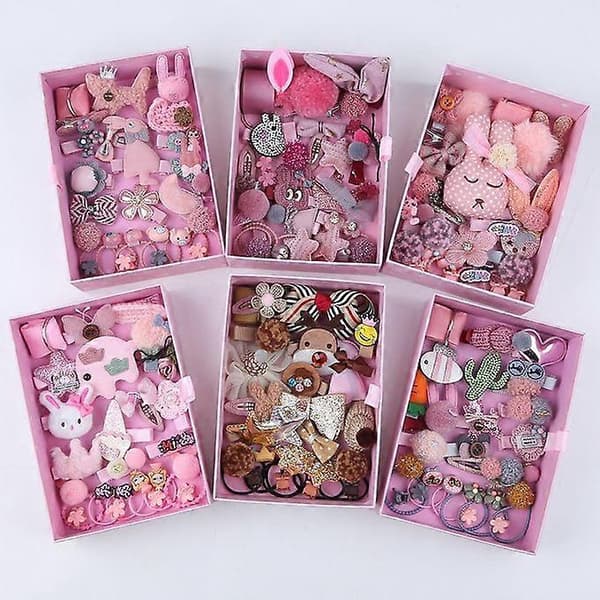 24 stk./sett Hårspenner for barn Baby Hode BlomstXD2458-326