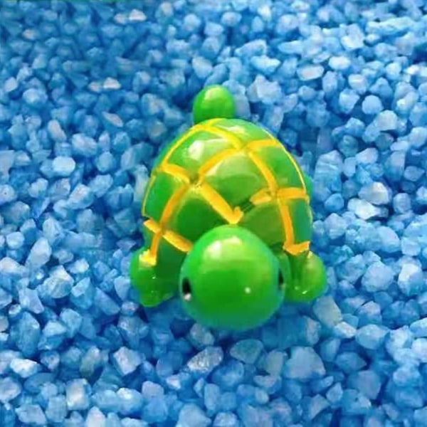 3 stk miljøvenlig harpiks kunstskildpadde gør-det-selv-håndværk mikrolandskabsprydning