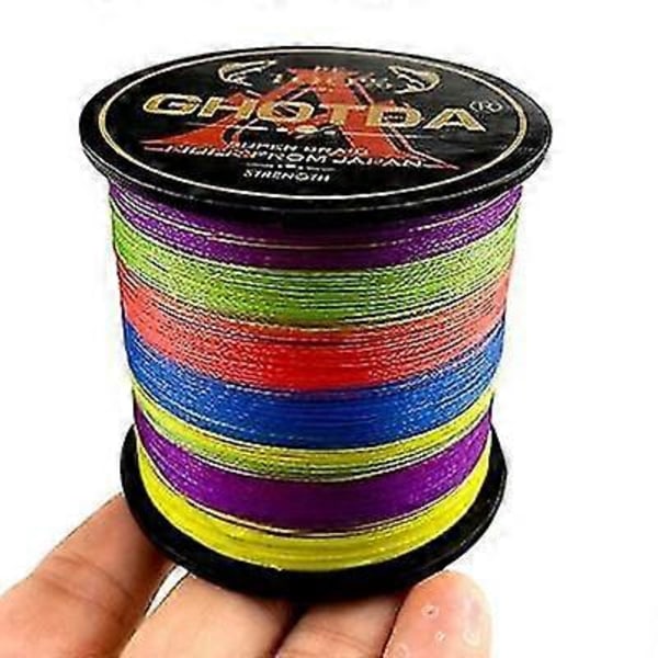 Fiske line 300m 500m 1000m 4 tråde multifilament fiskesnøre karpefiskeri 10-120lb Multicolor