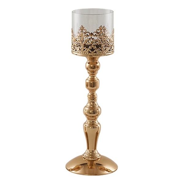 Decorative Candle Holder Retro Artistic Wine Cup Shape Candle Stand Household Supplies