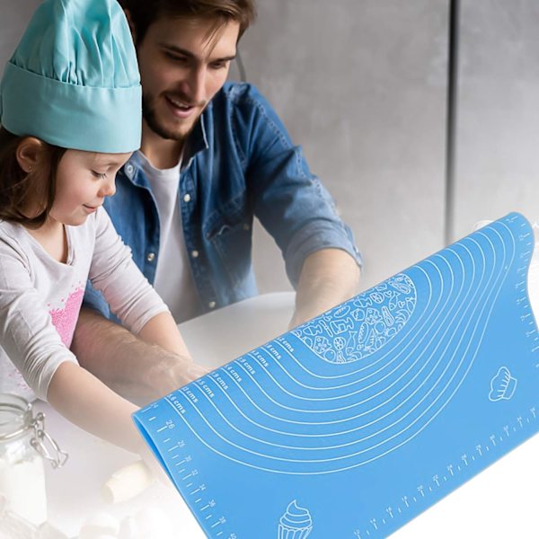 Blue silicone on sale baking mat