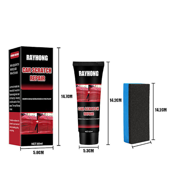 Bilskrapremover Polish & Wax All-in-one - Tar bort repor, korrigerar virvlar och ger vaxskydd med blank glans