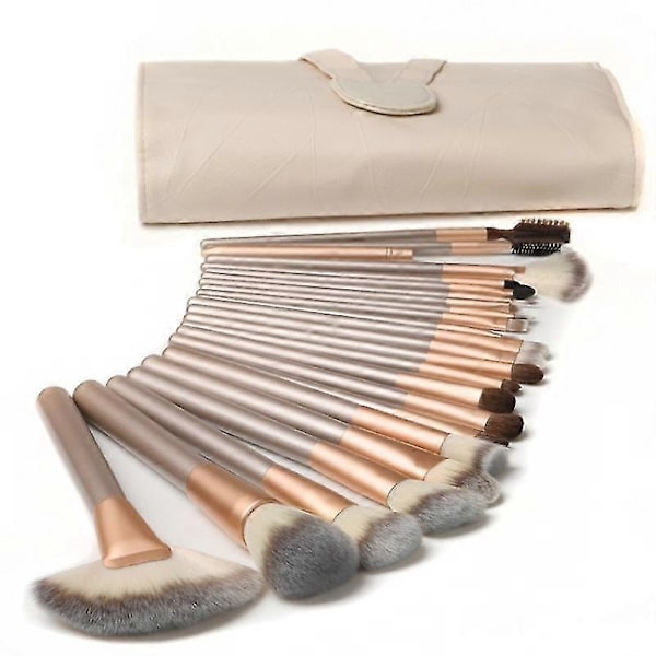 24 Professionelle Makeup Børster Blandet Sæt