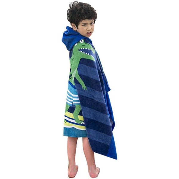 Kids Bath Towel Wrap for Boys Girls Hooded Pool Beach Towels Bathrobe Soft Plush Absorbent Cotton Style3