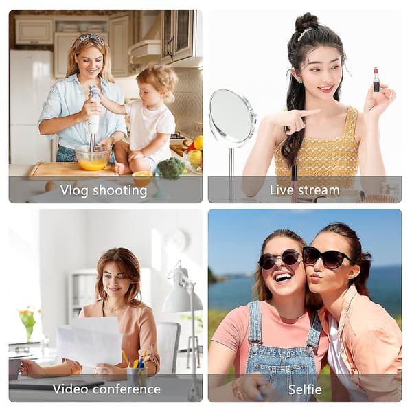 Smarttelefon Vloggsett Mini LED Videolys