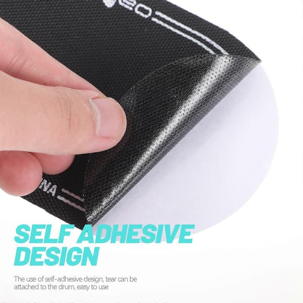 2 kpl rumpukalvon suojatarra, rumpukalvon suojatyyny, rumpukalvon suojus