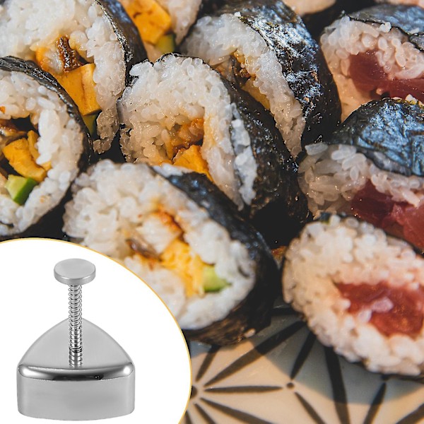 Trekant Onigiri DIY Form, Rustfritt Stål Onigiri Riskule Hjemmelaget Form