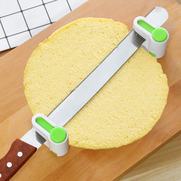 Wabjtam 2 Sets Diy Cake Leveler Slicer Adjustable Bread Cutter 5 Layers For Bread Toast Cake Kitchen Fixator Tool