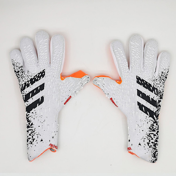 Målvaktshandskar Premiumkvalitet Fotboll Målvaktshandskar Fingerskydd adult size 8