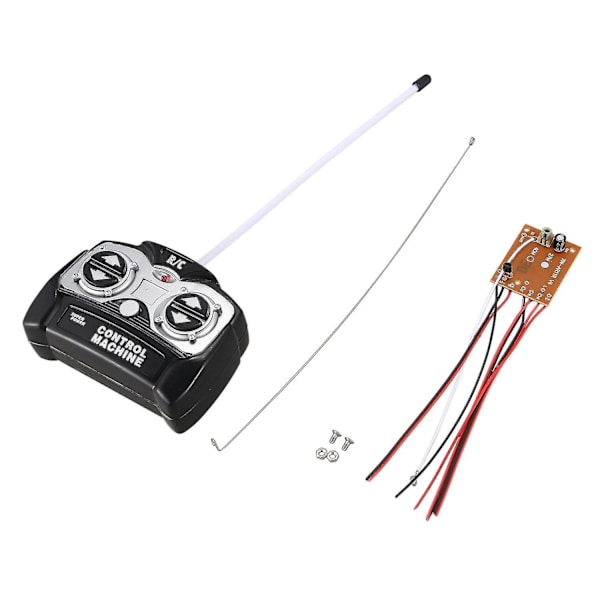 5ch 27mhz fjernkontroll enhet mottaker kretskort + fjernkontroll for Rc Tank Car Toy Radio Sy