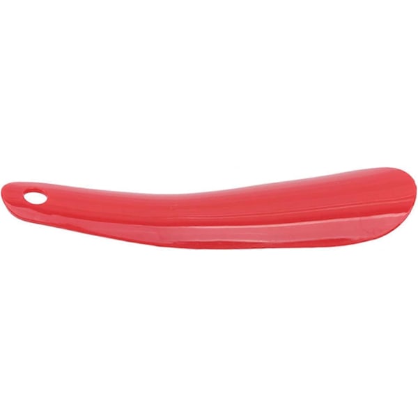 Kannettava matkakenkien pukija, kestävä, kätevä, liukumaton kenkälusikka, punainen (D-F-4) red