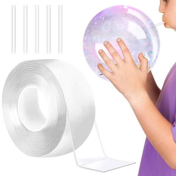 Tejp Bubbla Ballong Leksak Nano Tejp Bubblor Nano Tejp Kompatibel Med Att Göra Bubblor 0.1CMX3CMX500CM