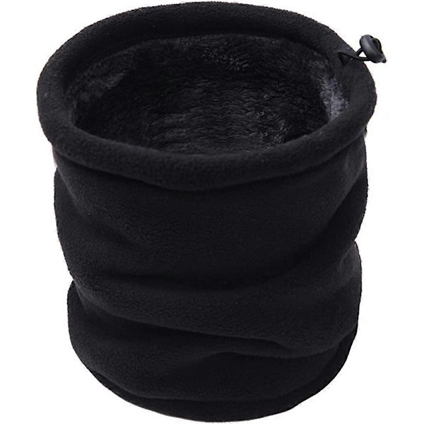 Vinter Fleece Halsvärmare, Acsergery Mjuk Dubbellagers Fleece Tjock Termisk Halskrage Present