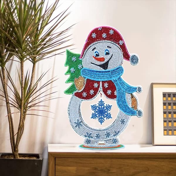 DIY 5D Mosaikk Krystall Diamantmaleri Julenisse Håndverk