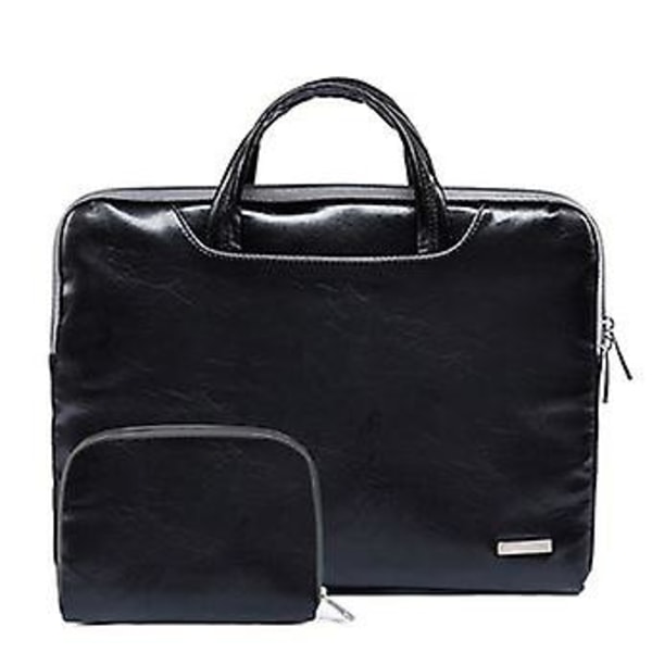 Laptop Bag Leather 15.6&#39;&#39;| Black | 390 X 275 X 30 Mm