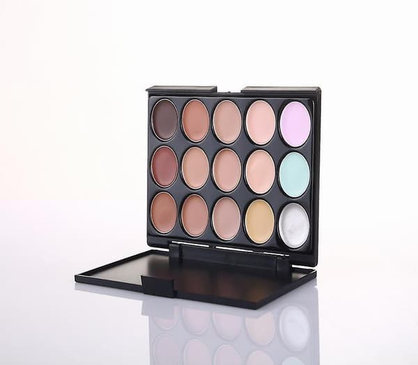 15 Farver Professionel Makeup Kontur Ansigtscreme Concealer Foundation Palette 1