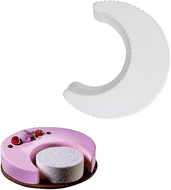 3D Måneformet Silikonkageform, Halvmåne Moonlight Sonata Mousse Kageform Brød Pizza Bageform Køkken Bageudstyr