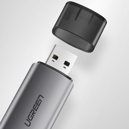 Ugreen Typ C+USB 2-i-1 Kortläsare