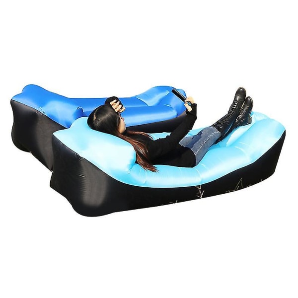 Portable Inflatable Lounger Air Sofa Hammock Water Proof Anti Air Leakage