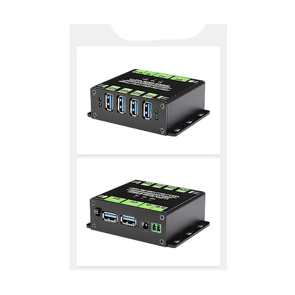 Industriel 4-vejs Usb3.2 Gen 1 Hub 2-i-4-ud 2-delt Deling Tilfældig Skift Flere Beskyttelseskredsløb