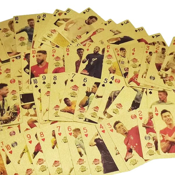 Guld Fotbollskort 50-pack