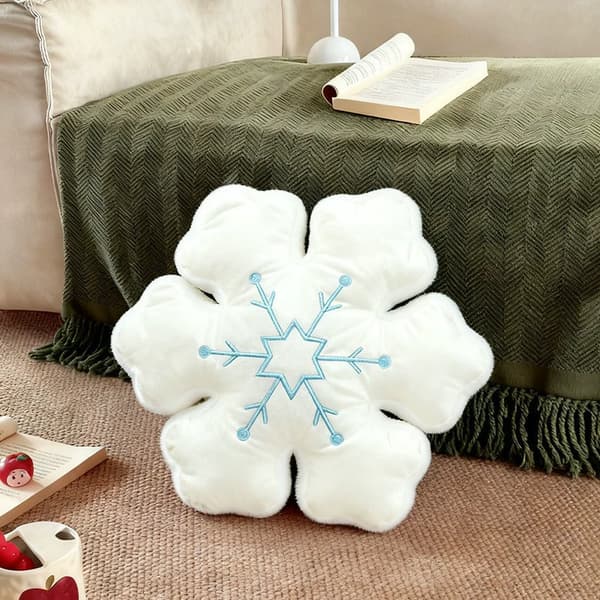 Julepyntputer, sofaputer til stuen, hodegjerdeputer til soverommet, julegaver, 42-48CM Snowflake-45CM