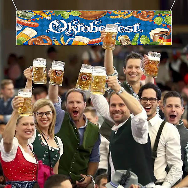 Oktoberfest-kylttibanneri Oktoberfest-koristeet Oktoberfest-festivaalijuhlatarvikkeet B