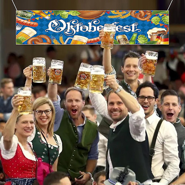 Oktoberfest Skilt Banner Oktoberfest Dekorationer Oktoberfest Festival Party Tilbehør B