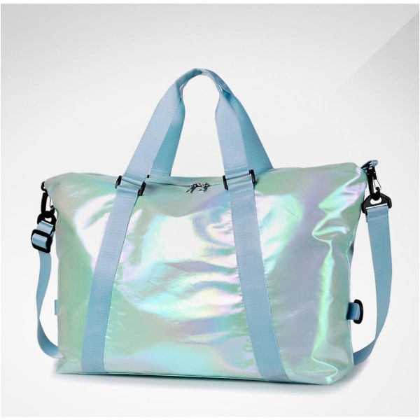 Bright Complexion Travel Bag Large Capacity Weekender Bag Tør og Våd Separation Til Gym, Rejse, Ferie Grøn