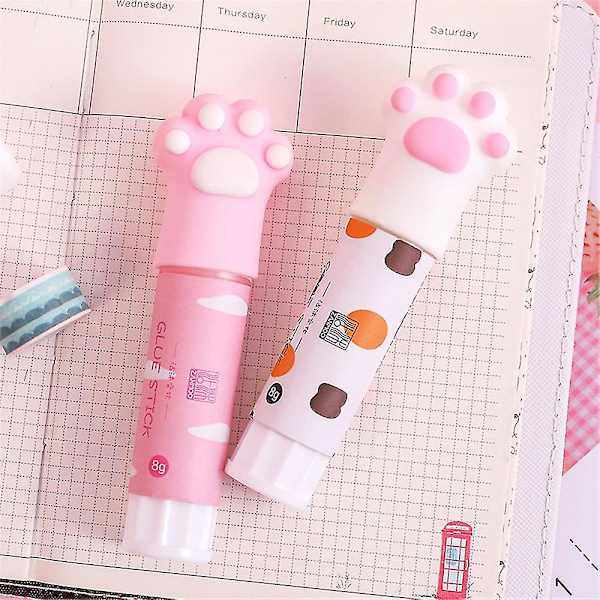 Kattepote Skoleartikler | Kawaii Papirlim | Kawaii Skoleartikler - Kawaii Solid -
