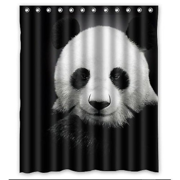 Home Cute Panda College Of The Wind Shower Curtain Bathroom Curtain 150x180 Cm