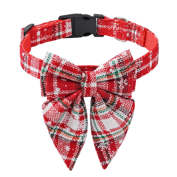Christmas Dog Collar With Bow, Bowtie Dog Christmas Collarschristmas Party Gifts