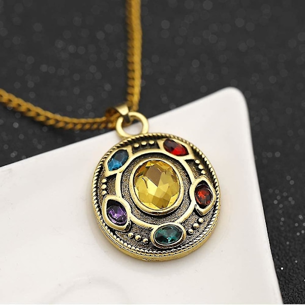 The Avengers Alliance Filmer Thanos Charm Hengesmykke Personlig Zirkon Krystall Hengesmykke For Unisex Smykker Tilbehør Gave