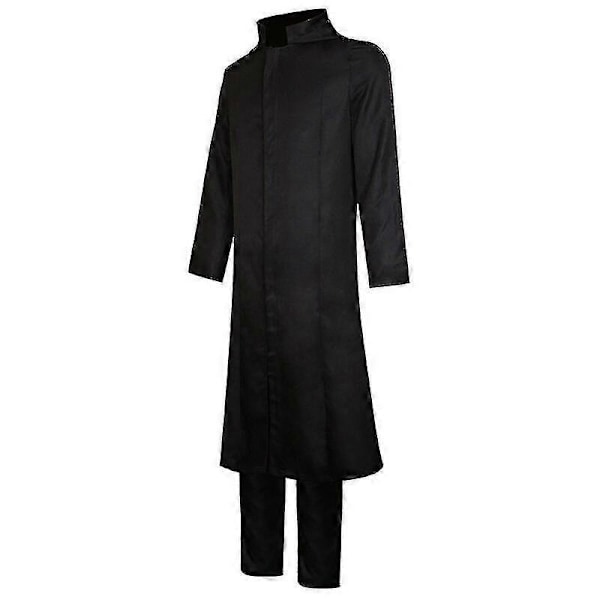 Squid Game Voksen Stil Boss Kostume + Maske + Handsker Full set M