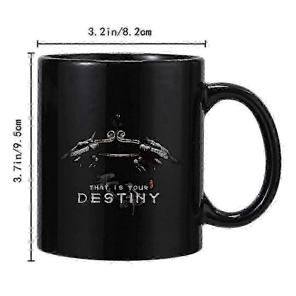 Svart myt svart myt keramisk kaffekopp Goku gamer-tillbehör WK-5