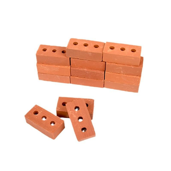 Tiilirakennusroolipelituote, Elämäntapa 1,6*0,8*0,45 cm Teko-leikkimuovilohkot (100-Yvan