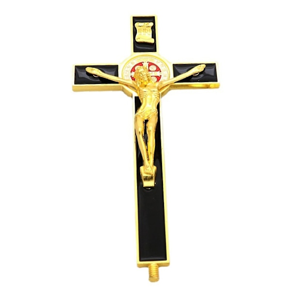 Eksorcisme Kors Sankt Benedikt Krucifiks Jesus Katolsk Rosarie Kristne Forbrugsvarer