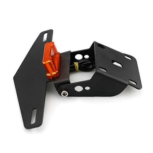 Sopii KTM DUKE 125 200 250 390 -moottoripyörään, jossa on kevyt rekisterikilven kehys, lyhyt takarekisterikilpi black