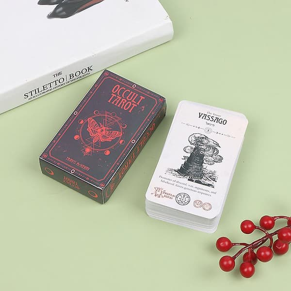 Occult Tarot 78 Divination Cards Deck Divination Berätta Framtiden Leksak Brädspel