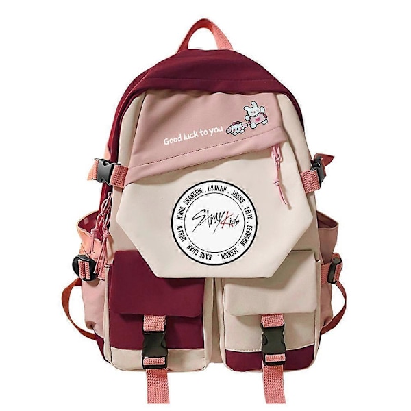 Stray Kids Ryggsäck Mode Koreansk Stil Felix Skolväska för Pojkar Flickor Mochila Studenter Rucksuck 5
