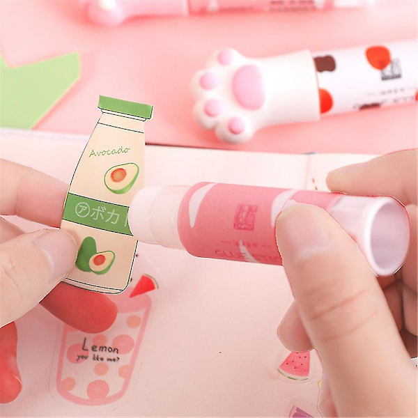 Kattepote Skoleartikler | Kawaii Papirlim | Kawaii Skoleartikler - Kawaii Solid -