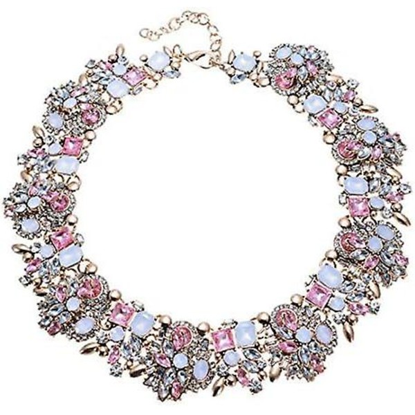 Krystal Rhinestone Statement Halskæde, Vintage Chunky Kæde Choker Krave Bib Statement Halskæde Mode Smykker Smykker Halskæder Til Kvinder