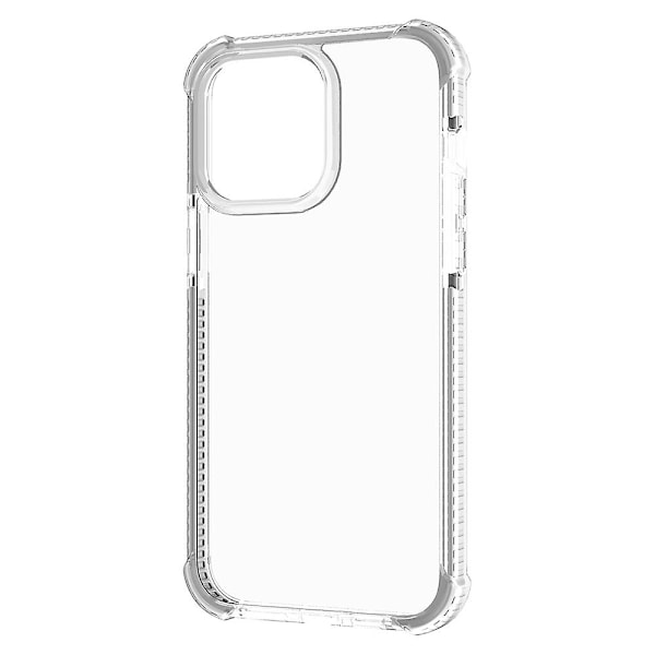 Til Iphone 15 Pro Max Fire Hjørne Stødsikkert Telefon Etui Tpu + Akryl Transparent Cover White