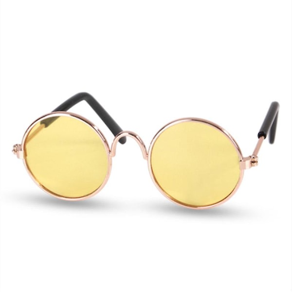 Mimigo Kissat ja Koirat Aurinkolasit Pyöreät Metalliset Kissat Klassiset Retro Aurinkolasit Lemmikkieläimet Hippi Kivat Ja Hauskat Lemmikkieläinten Aurinkolasit Koira Kissa Cosplay Pukeutumisjuhlat Puvut Valokuva Tarvikkeet STYLE 1