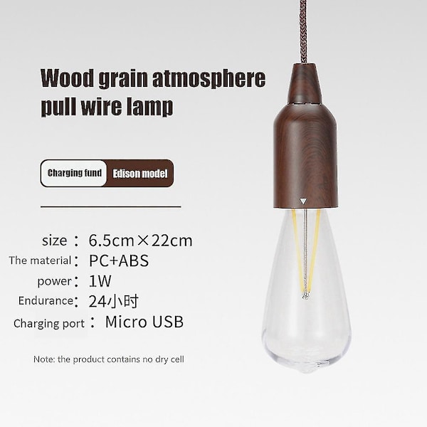 Utomhus Campinglampor Retro Belysning Led Kabellampor Multifunktionella Atmosfärslampor Nattlampa