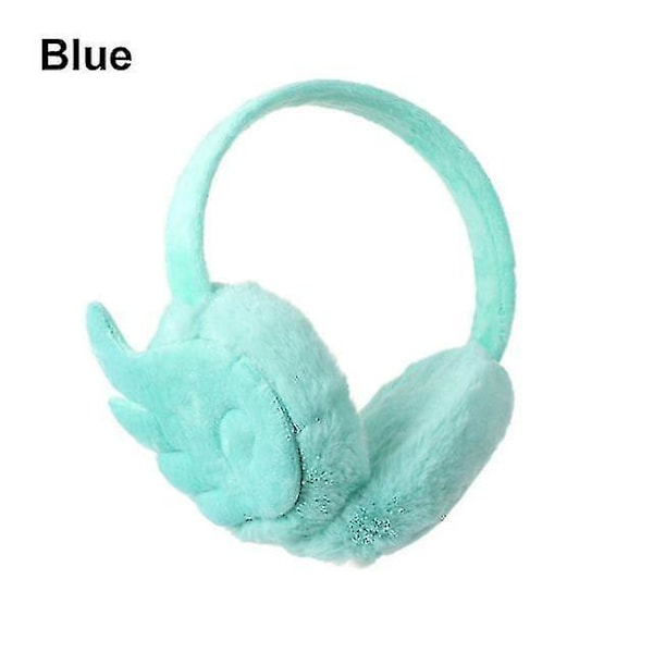 Mjuka Plysch Öronvärmare Unisex Vinter Varma Öronmuffar Utomhus Kallsäkerhet Öronmuffar C Blue